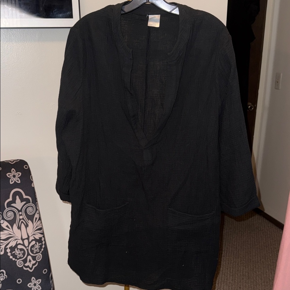 Elegant Black Women's Coverup